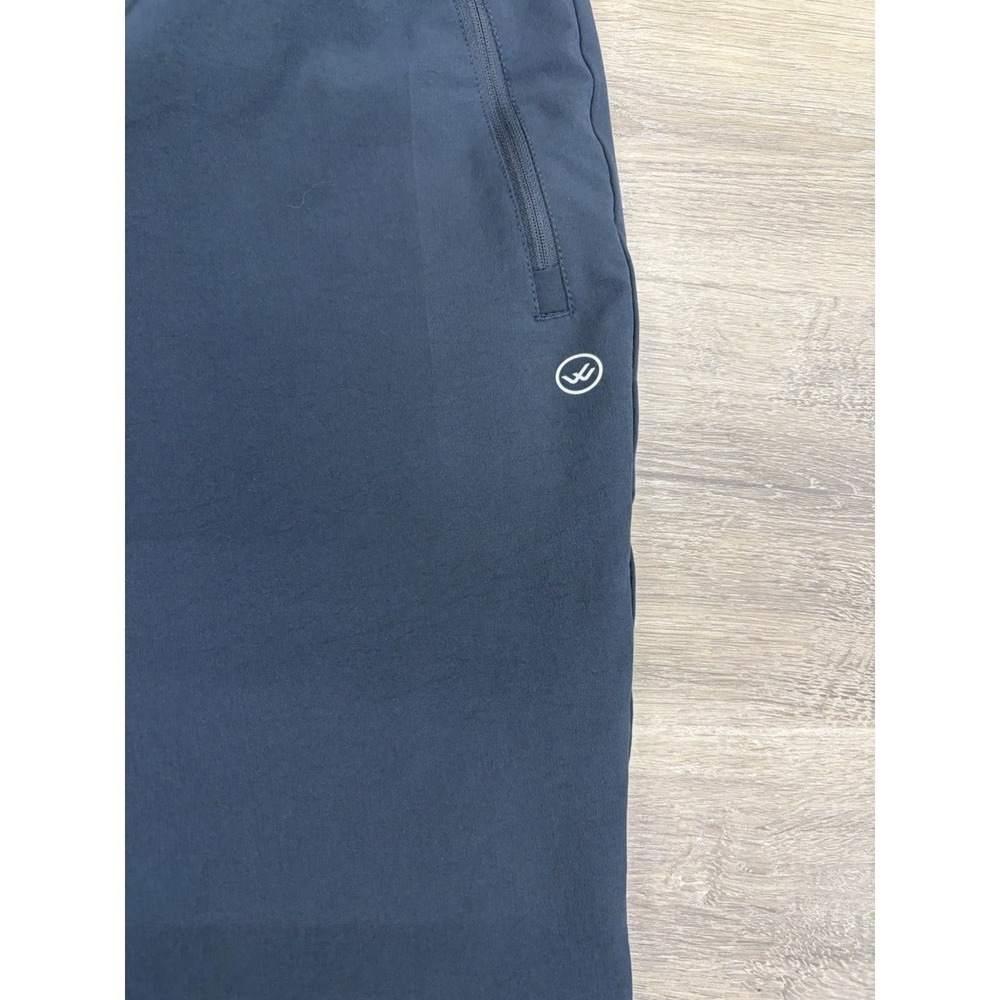 WOWIE Hoth Jogger Mens XL Navy Blue Stretch Zip Pocket Athletic Performance - Picture 2 of 10
